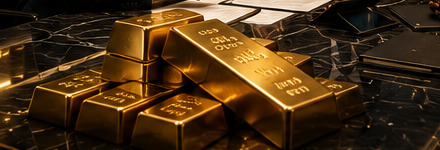 Bullion reserves backing a trade finance facility